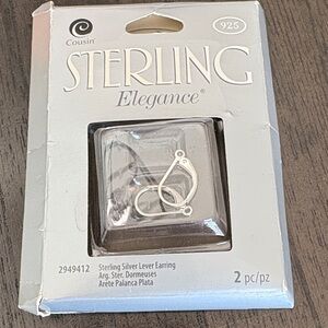 Cousin Sterling Silver Lever Earrings